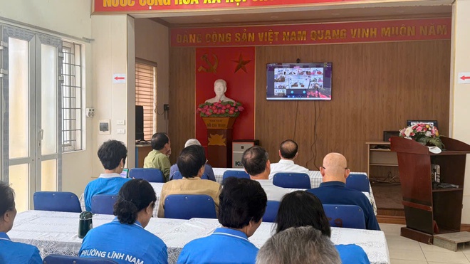 Phường Lĩnh Nam: Mô hình “Nhà hội họp số” hiện thực hóa chuyển đổi số trong hoạt động cơ sở- Ảnh 2.