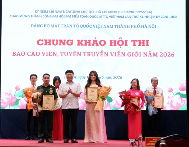 MTTQ Hà Nội tổ chức Chung khảo Hội thi Báo cáo viên, tuyên truyền viên giỏi năm 2026- Ảnh 1.