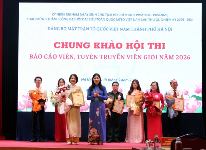 MTTQ Hà Nội tổ chức Chung khảo Hội thi Báo cáo viên, tuyên truyền viên giỏi năm 2026- Ảnh 2.