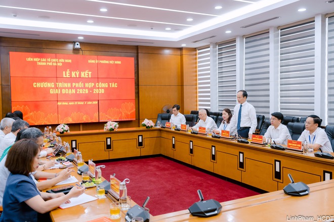 Liên hiệp các tổ chức hữu nghị thành phố Hà Nội phối hợp Đảng ủy phường Việt Hưng thúc đẩy đối ngoại nhân dân- Ảnh 4.