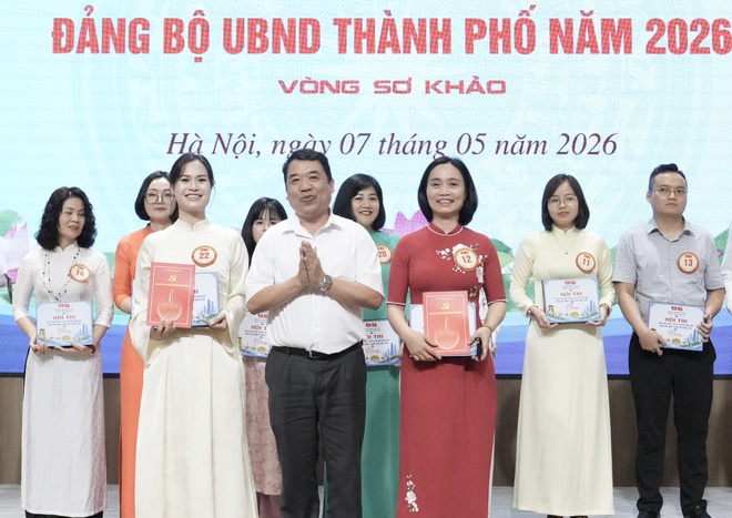 Sôi nổi Hội thi Báo cáo viên, tuyên truyền viên giỏi Đảng bộ UBND thành phố Hà Nội- Ảnh 5.
