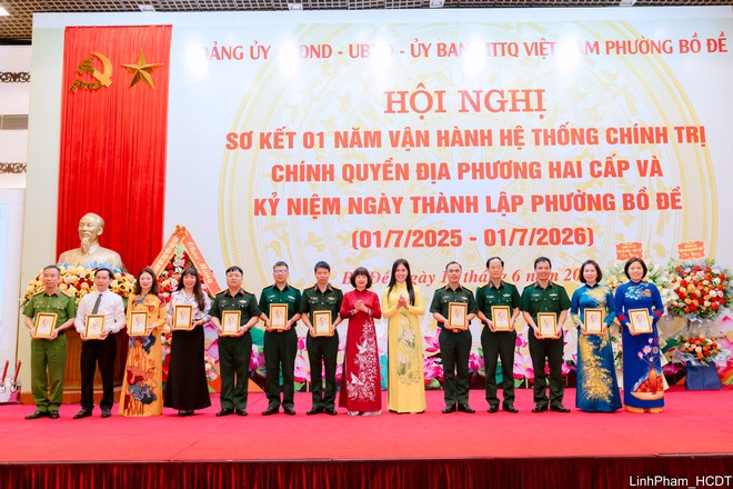 Phường Bồ Đề sơ kết 1 năm vận hành mô hình chính quyền địa phương hai cấp- Ảnh 8.