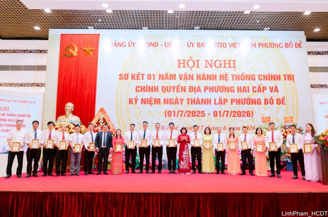 Phường Bồ Đề sơ kết 1 năm vận hành mô hình chính quyền địa phương hai cấp- Ảnh 9.