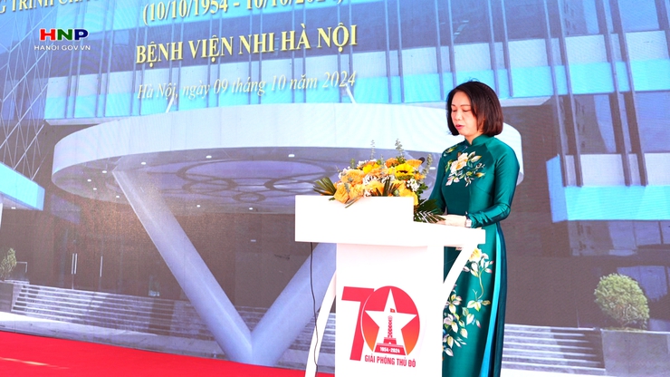 Bệnh viện Nhi Hà Nội chính thức đi vào hoạt động- Ảnh 3.