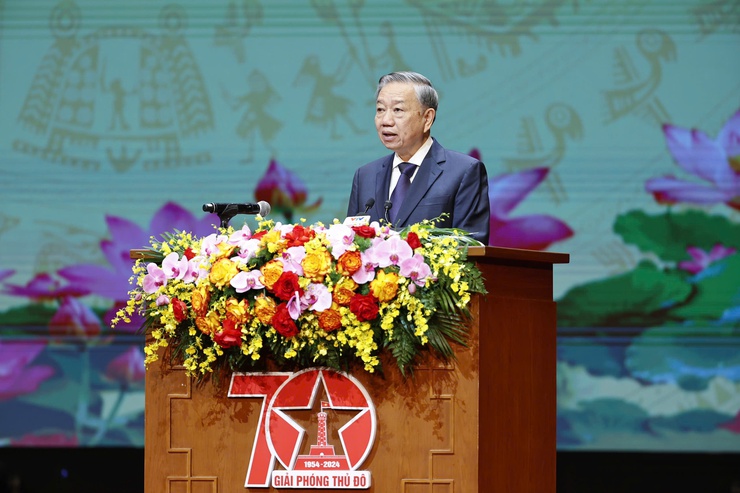 Lễ kỷ niệm cấp quốc gia 70 năm Ngày Giải phóng Thủ đô (10/10/1954-10/10/2024)- Ảnh 9.