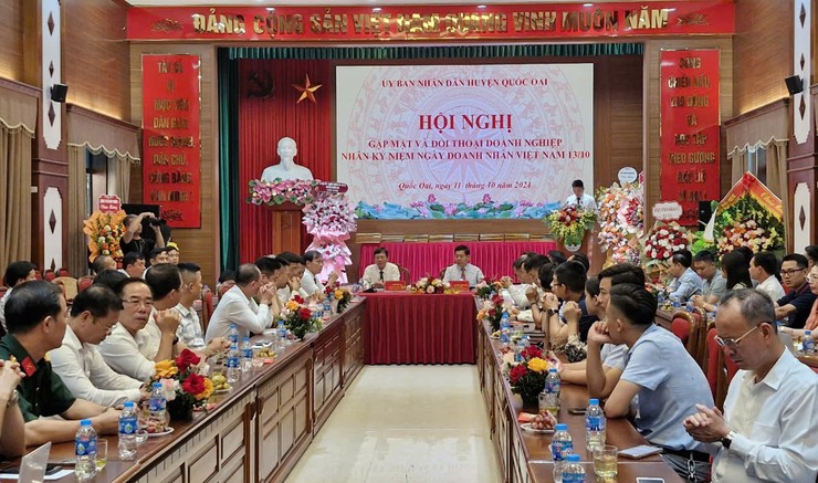 Huyện Quốc Oai: Đồng hành, kiến tạo, hỗ trợ doanh nghiệp trong sản xuất, kinh doanh- Ảnh 2.
