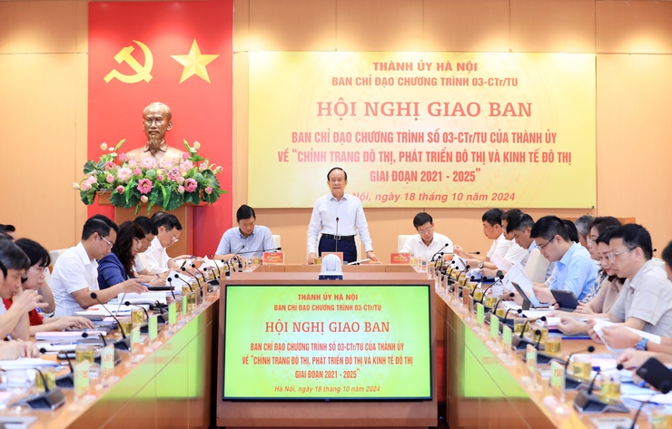 Ban Chỉ đạo Chương trình 03-CTr/TU giao ban công tác 9 tháng đầu năm 2024- Ảnh 1.