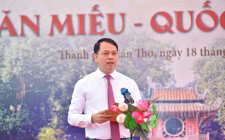 Triển lãm “Di tích Quốc gia đặc biệt Văn Miếu - Quốc Tử Giám” tại Cần Thơ- Ảnh 3.