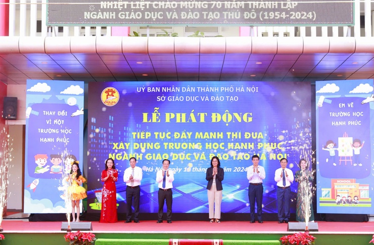 Hà Nội phát động thi đua xây dựng “Trường học hạnh phúc”- Ảnh 1.