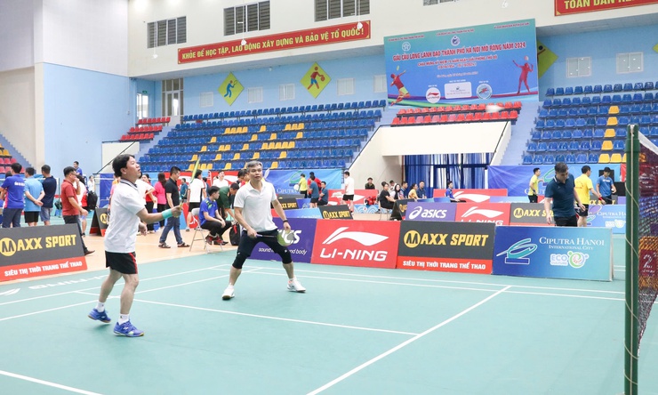 Giải cầu lông lãnh đạo thành phố Hà Nội mở rộng năm 2024 thành công tốt đẹp- Ảnh 2.
