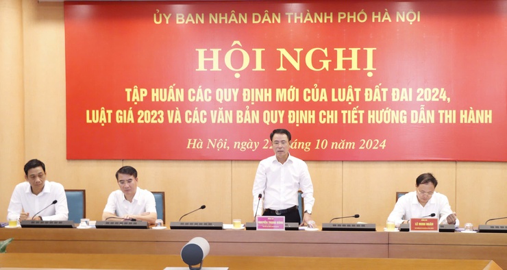 Hà Nội tập huấn triển khai thi hành Luật Đất đai 2024- Ảnh 2.