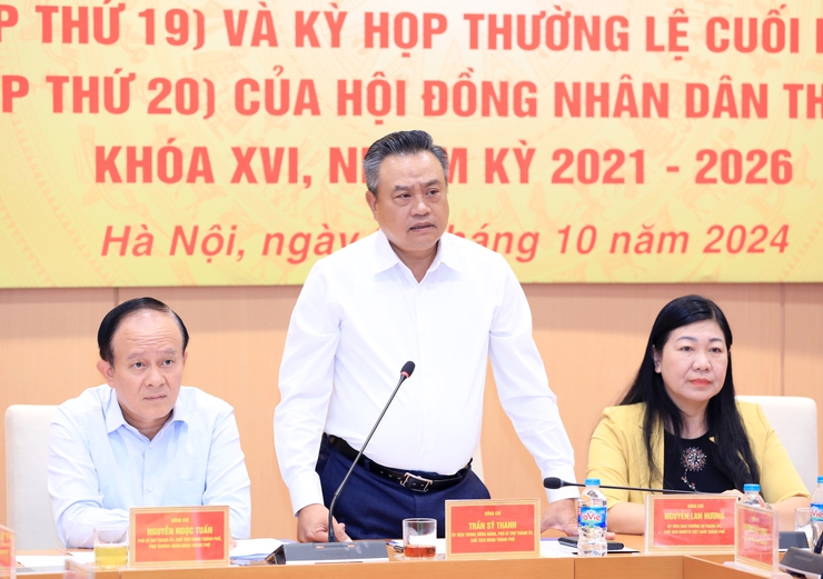 Thống nhất nội dung kỳ họp chuyên đề và kỳ họp thường lệ cuối năm 2024 HĐND Thành phố- Ảnh 7.