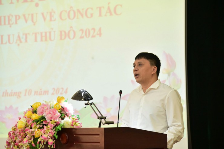 Tập huấn tuyên truyền Luật Thủ đô 2024 cho hơn 300 phóng viên, biên tập viên- Ảnh 2.