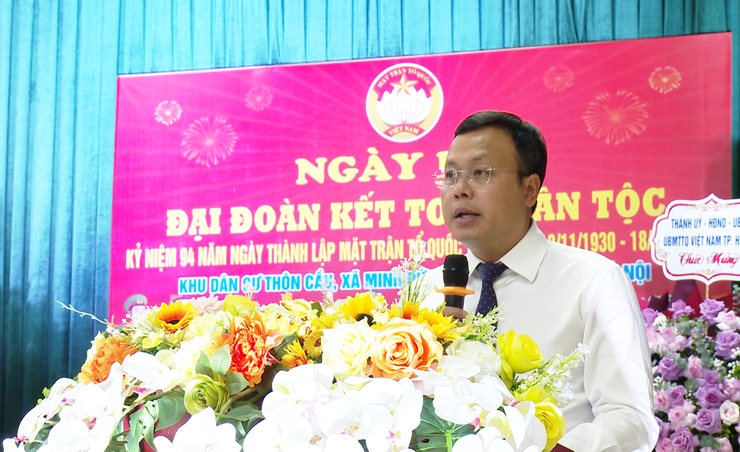 Huyện Ứng Hòa: Rộn ràng Ngày hội Đại đoàn kết toàn dân tộc tại khu dân cư thôn Cầu- Ảnh 2.