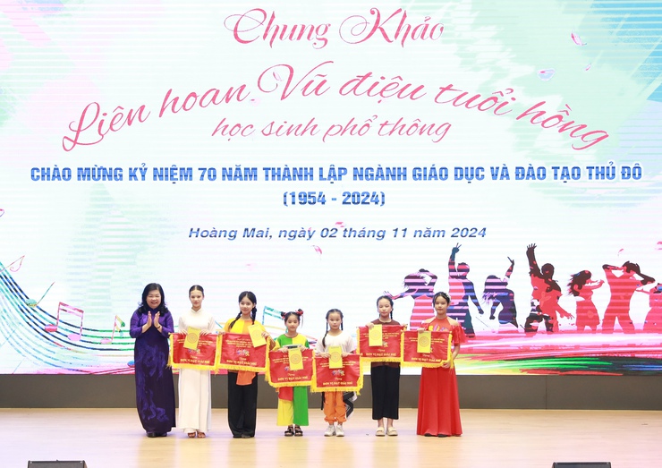 Ấn tượng Chung khảo "Liên hoan vũ điệu tuổi hồng" quận Hoàng Mai, lần thứ I- Ảnh 4.