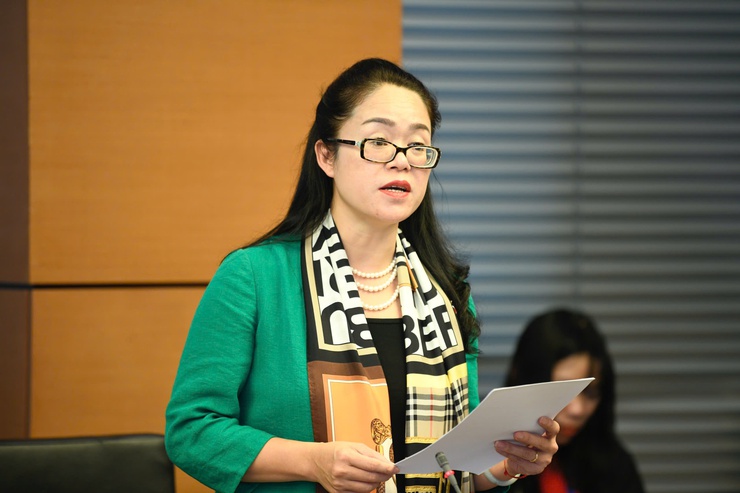 Đoàn đại biểu Quốc hội thành phố Hà Nội thảo luận tại tổ một số dự án Luật- Ảnh 1.