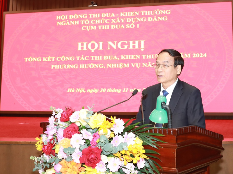Cụm thi đua số 1, Ngành Tổ chức xây dựng Đảng: Đoàn kết, đổi mới, sáng tạo, linh hoạt hoàn thành tốt nhiệm vụ năm 2025- Ảnh 2.