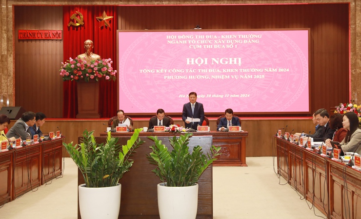 Cụm thi đua số 1, Ngành Tổ chức xây dựng Đảng: Đoàn kết, đổi mới, sáng tạo, linh hoạt hoàn thành tốt nhiệm vụ năm 2025- Ảnh 1.