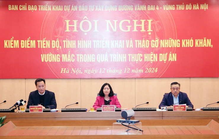 Nêu cao tinh thần trách nhiệm, chủ động tháo gỡ vướng mắc trong triển khai Dự án đường Vành đai 4-Vùng Thủ đô- Ảnh 1.