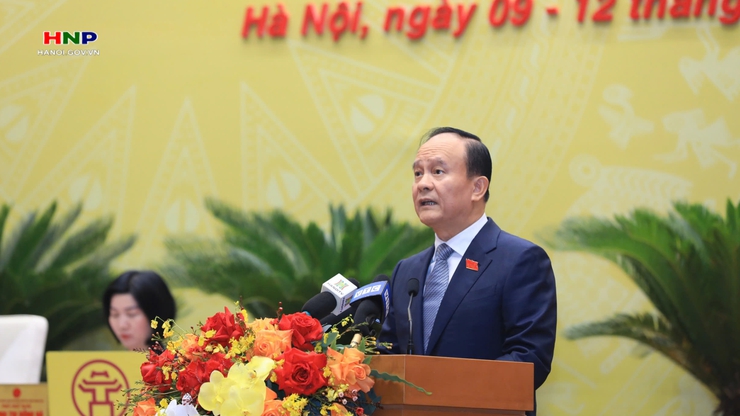 HĐND thành phố Hà Nội tiến hành phiên tái chất vấn và chất vấn- Ảnh 1.
