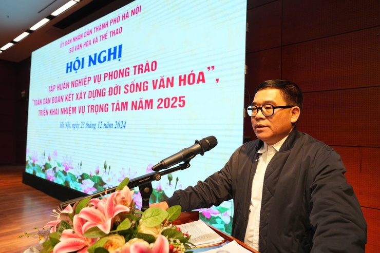 Tập huấn nghiệp vụ phong trào “Toàn dân đoàn kết xây dựng đời sống văn hóa”- Ảnh 2.