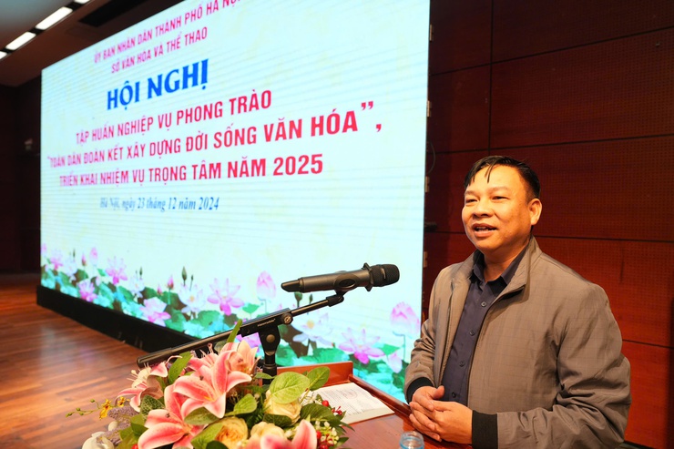 Tập huấn nghiệp vụ phong trào “Toàn dân đoàn kết xây dựng đời sống văn hóa”- Ảnh 1.