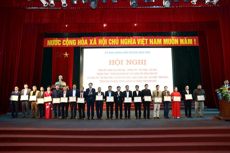 Hoài Đức tổng kết công tác văn hóa, thông tin, thể thao, du lịch- Ảnh 4.