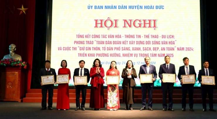 Hoài Đức tổng kết công tác văn hóa, thông tin, thể thao, du lịch- Ảnh 2.