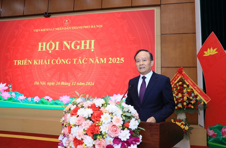 Viện Kiểm sát Nhân dân thành phố Hà Nội triển khai công tác năm 2025- Ảnh 5.