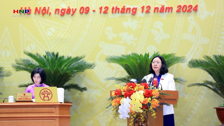 Khai mạc kỳ họp thứ 20 HĐND thành phố Hà Nội khoá XVI, nhiệm kỳ 2021-2026- Ảnh 3.