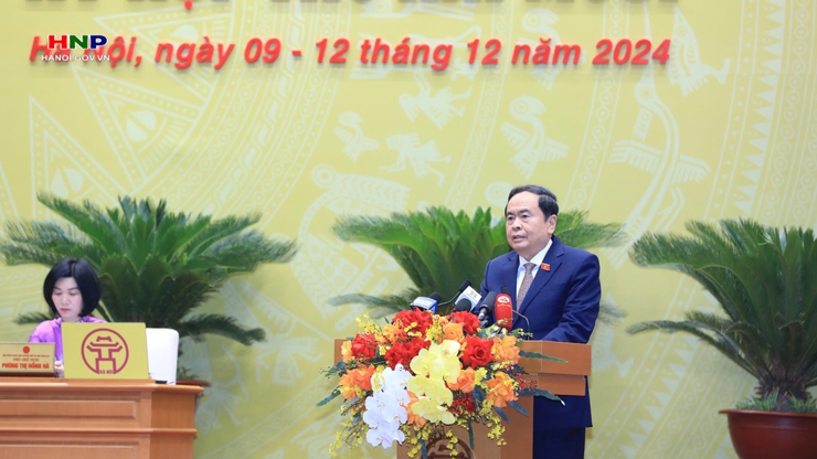 Khai mạc kỳ họp thứ 20 HĐND thành phố Hà Nội khoá XVI, nhiệm kỳ 2021-2026- Ảnh 4.