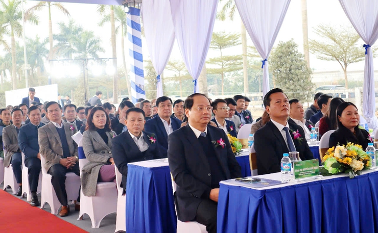 Đan Phượng khởi công xây dựng tuyến đường Tây Thăng Long- Ảnh 1.