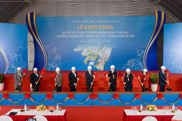 Hanoi starts construction of Dang Thai Mai Street Project – Phase 1- Ảnh 1.