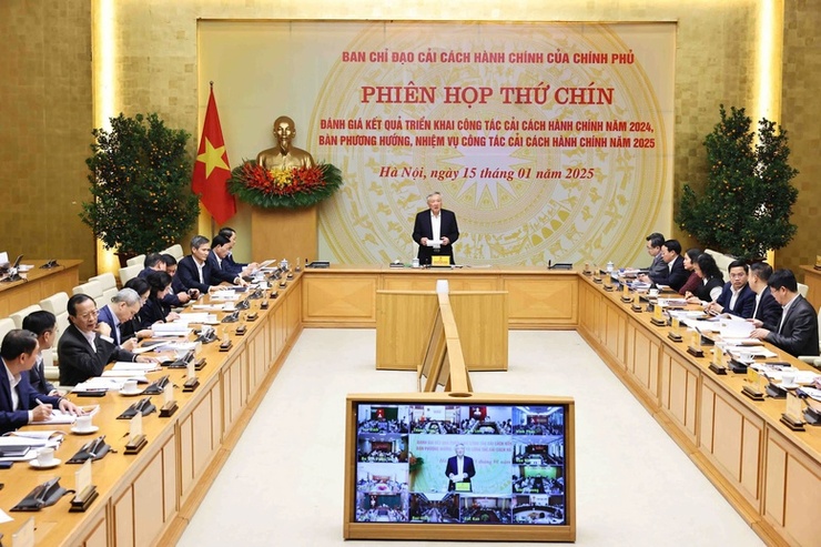 Phiên họp thứ 9 Ban Chỉ đạo cải cách hành chính của Chính phủ- Ảnh 1.