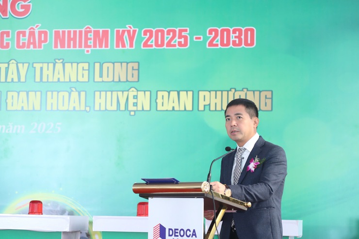 Đan Phượng khởi công xây dựng tuyến đường Tây Thăng Long- Ảnh 2.
