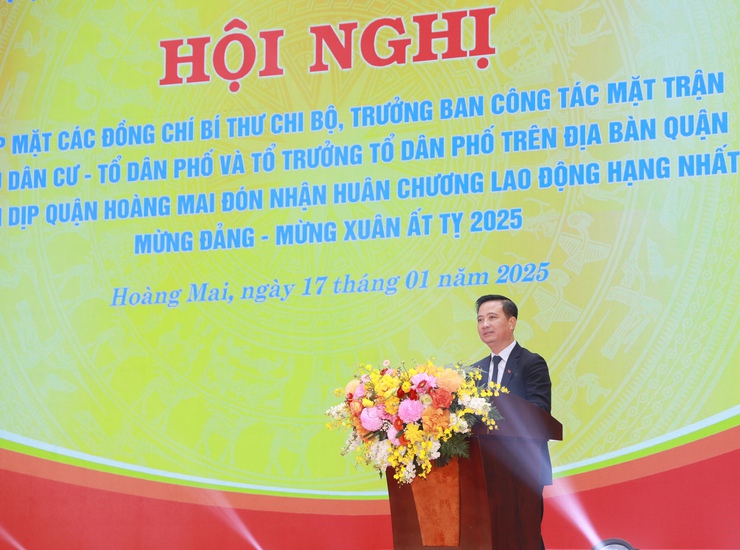 Hoàng Mai gặp mặt hơn 800 cán bộ cơ sở trên địa bàn quận- Ảnh 4.