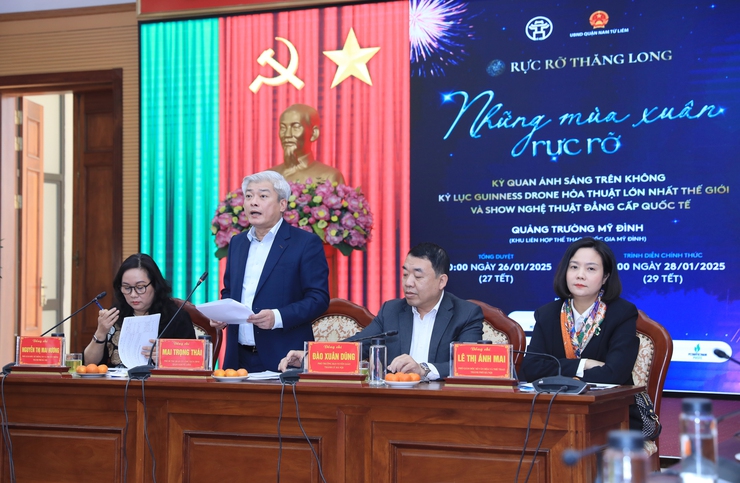 2025 drone hỏa thuật sẽ thắp sáng bầu trời Thủ đô đêm giao thừa Xuân Ất Tỵ- Ảnh 3.