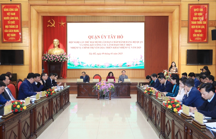 Tay Ho District pushes for greater achievements in 2025- Ảnh 1. Tay Ho District pushes for greater achievements in 2025- Ảnh 1.