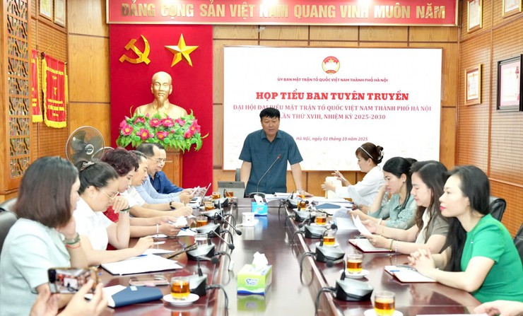 Tuyên truyền trọng tâm hướng tới Đại hội đại biểu MTTQ Việt Nam Thành phố lần thứ XVIII- Ảnh 1.