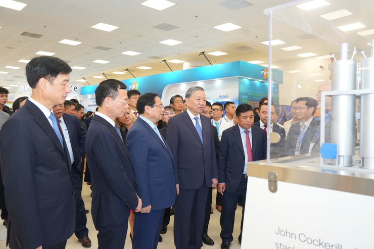 Tổng Bí thư Tô Lâm dự Lễ hưởng ứng Ngày hội Đổi mới sáng tạo quốc gia 2025- Ảnh 3.