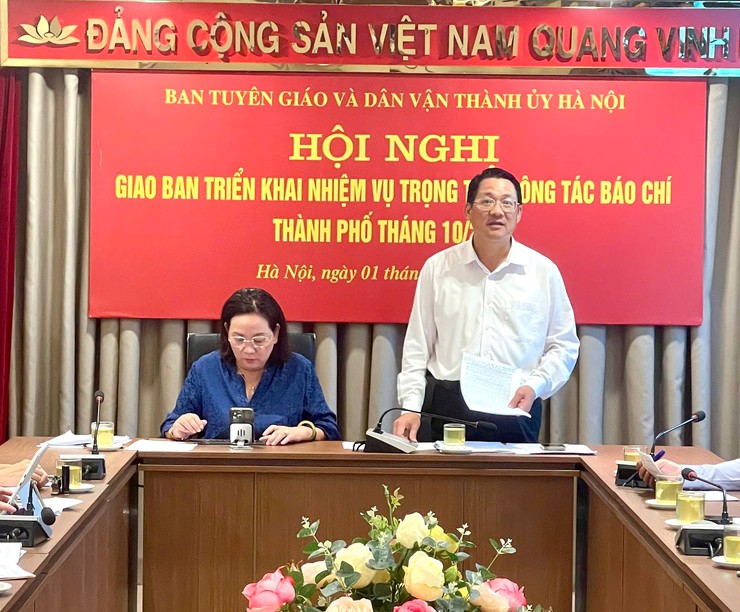 Đẩy mạnh công tác tuyên truyền Đại hội lần thứ XVIII Đảng bộ thành phố Hà Nội- Ảnh 4.