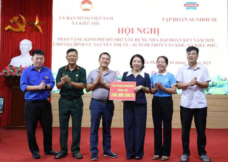 Kiều Phú: Khởi công nhà Đại đoàn kết từ sự chung tay của doanh nghiệp và cộng đồng- Ảnh 1.
