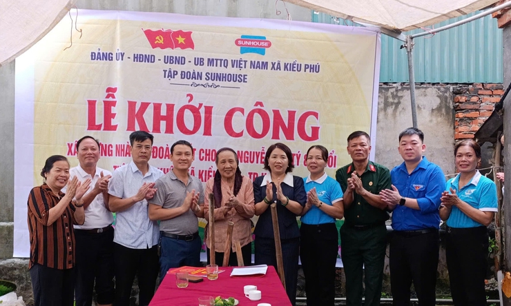 Kiều Phú: Khởi công nhà Đại đoàn kết từ sự chung tay của doanh nghiệp và cộng đồng- Ảnh 2.