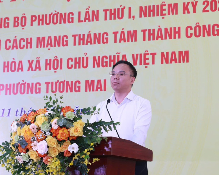 Phường Tương Mai khen thưởng công tác tổ chức Đại hội Đảng bộ phường lần thứ I và các sự kiện A80- Ảnh 3.