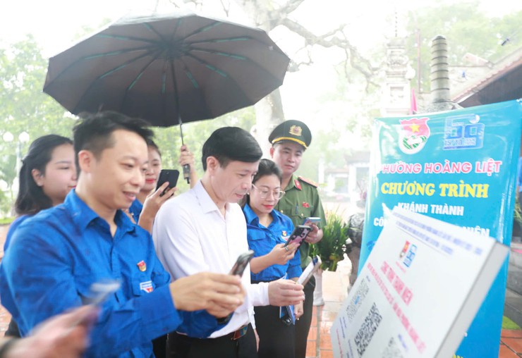 Đoàn phường Hoàng Liệt khánh thành công trình điểm về chuyển đổi số- Ảnh 2.