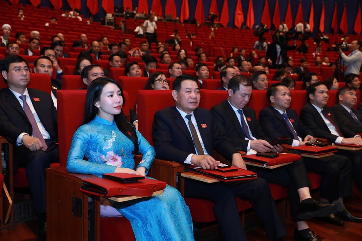 "Chính quyền phục vụ - Doanh nghiệp cống hiến - Xã hội niềm tin - Người dân hạnh phúc"- Ảnh 1.