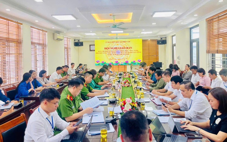 Xã Thiên Lộc đẩy mạnh chuyển đổi số để phục vụ Nhân dân- Ảnh 1.