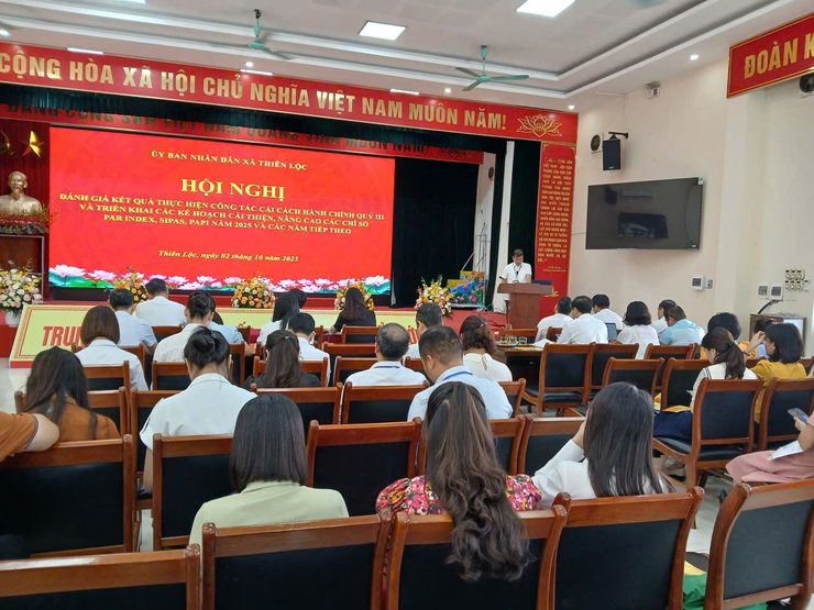 Xã Thiên Lộc đẩy mạnh chuyển đổi số để phục vụ Nhân dân- Ảnh 2.