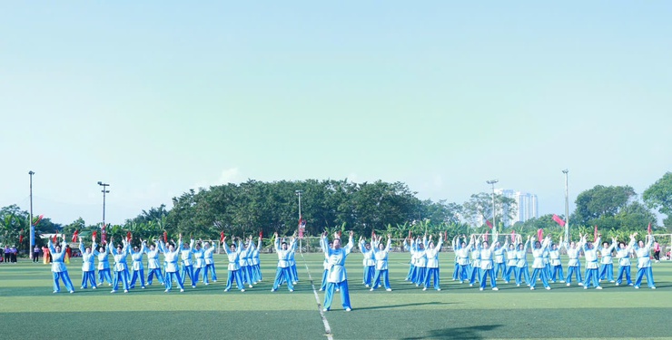 1200 người tham dự Đại hội Thể dục thể thao phường Lĩnh Nam lần thứ I- Ảnh 8.