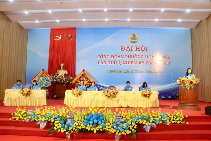 Đại hội Công đoàn phường Hoàng Mai lần thứ I, nhiệm kỳ 2025-2030- Ảnh 3.